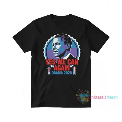 Yes We Can Again Obama 2028 T-Shirt