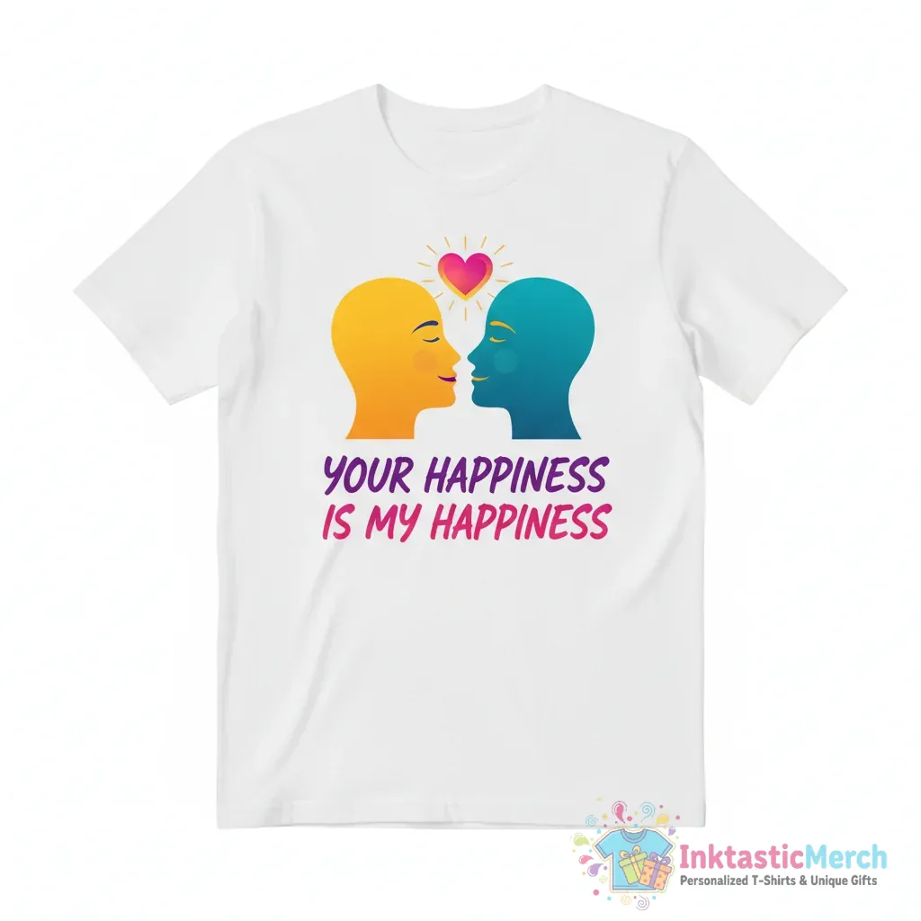 Your Happiness is My Happiness | Beautiful Quotes | Handwritten-style Font Essential T-Shirt 1 Your Happiness is My Happiness | Beautiful Quotes | Handwritten-style Font Essential T-Shirt