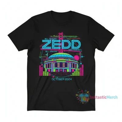 Zedd Bill Graham Civic Auditorium San Francisco Show T-Shirt