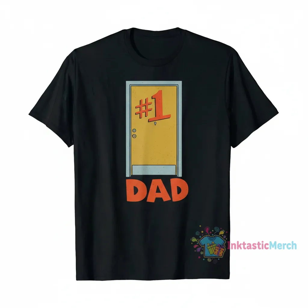 Seinfeld #1 Dad Men's Heavyweight T-Shirt - Black, Size S 1 Seinfeld #1 Dad Men's Heavyweight T-Shirt - Black, Size S
