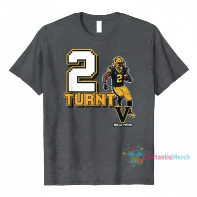 Vanderbilt Commodores '2 Turnt Diego Pavia' Football Tee