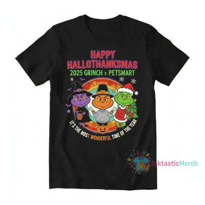 2025 Grinch x PetSmart 'Most Wonderful Time' HalloThanksMas Tee