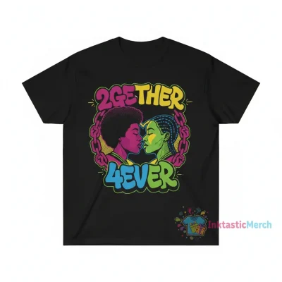 2Gether 4ever Black Power Hip-Hop Rap Shirt