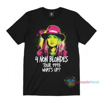4 Non Blondes Band Tour Concert T-Shirt - Men's Heavyweight Black - Size S