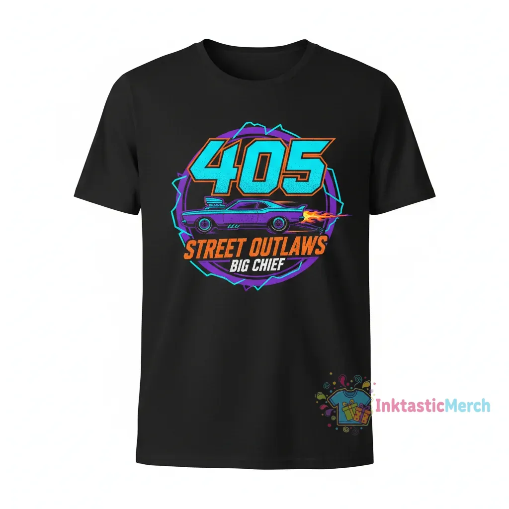 405 Street Outlaws Big Chief Tee 1 405 Street Outlaws Big Chief Tee