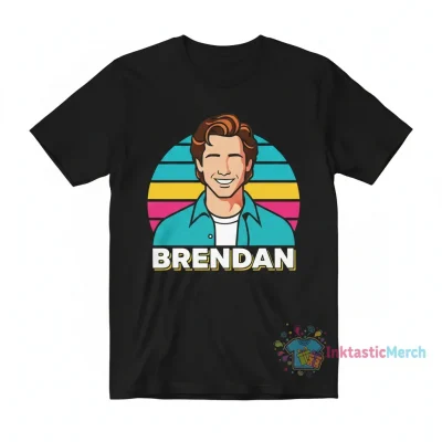 Brendan Fraser Heavyweight T-Shirt - Classic Black, Size S