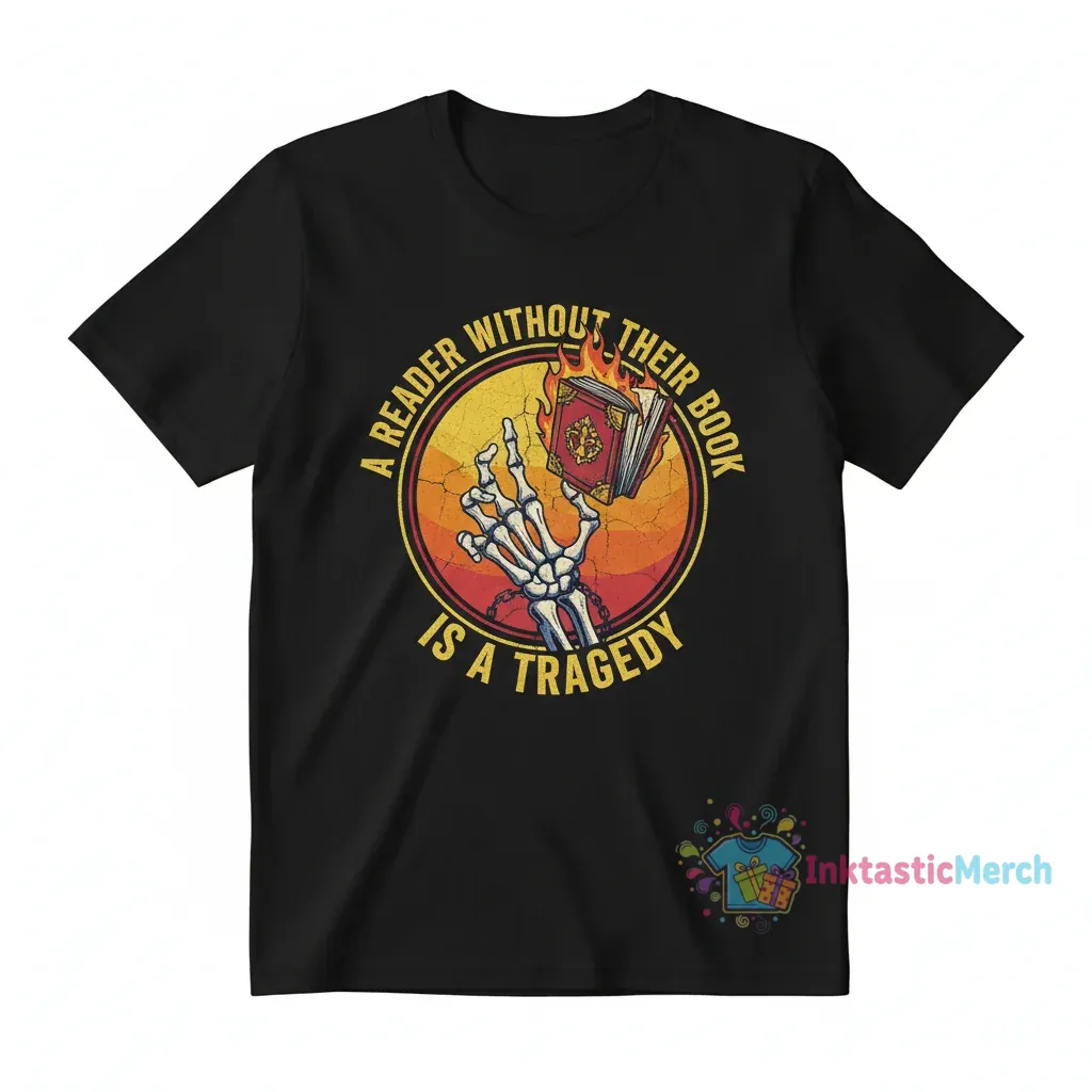 A Reader's Tragedy: The Shirt for Book Lovers 1 A Reader's Tragedy: The Shirt for Book Lovers