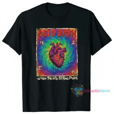 Vintage Acid Bath When The Kite String Pops Shirt - Men's Heavyweight S Black