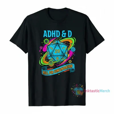 ADHD D-Roll Concentration Tee
