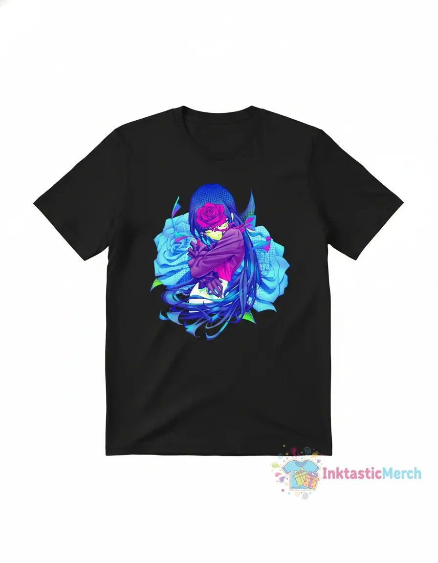 Ado Roses Pose Graphic T-Shirt - Premium Cotton Comfort 1 Ado Roses Pose Graphic T-Shirt - Premium Cotton Comfort