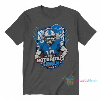 Aidan Hutchinson Detroit Lions Notorious Graphic Tee