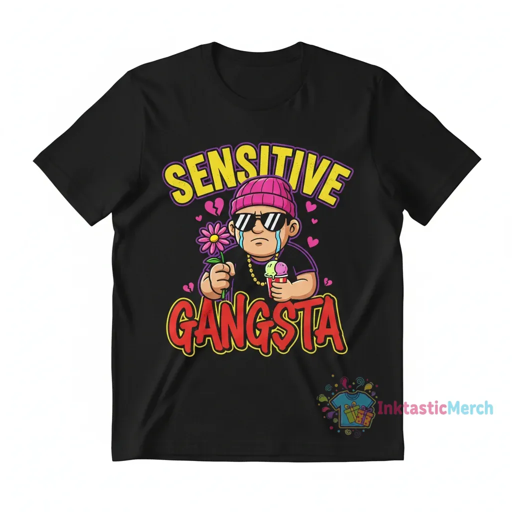 Alex Cooper Sensitive Gangsta T-Shirt 1 Alex Cooper Sensitive Gangsta T-Shirt