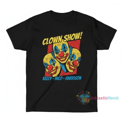 Alex Kelly Nico Harrison Face Clown T-Shirt