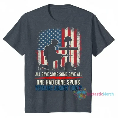 Veterans Against Trump US Flag Shirt