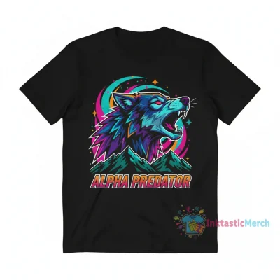 Alpha Male Wolf Graphic Tee - Durable, Comfortable & Stylish
