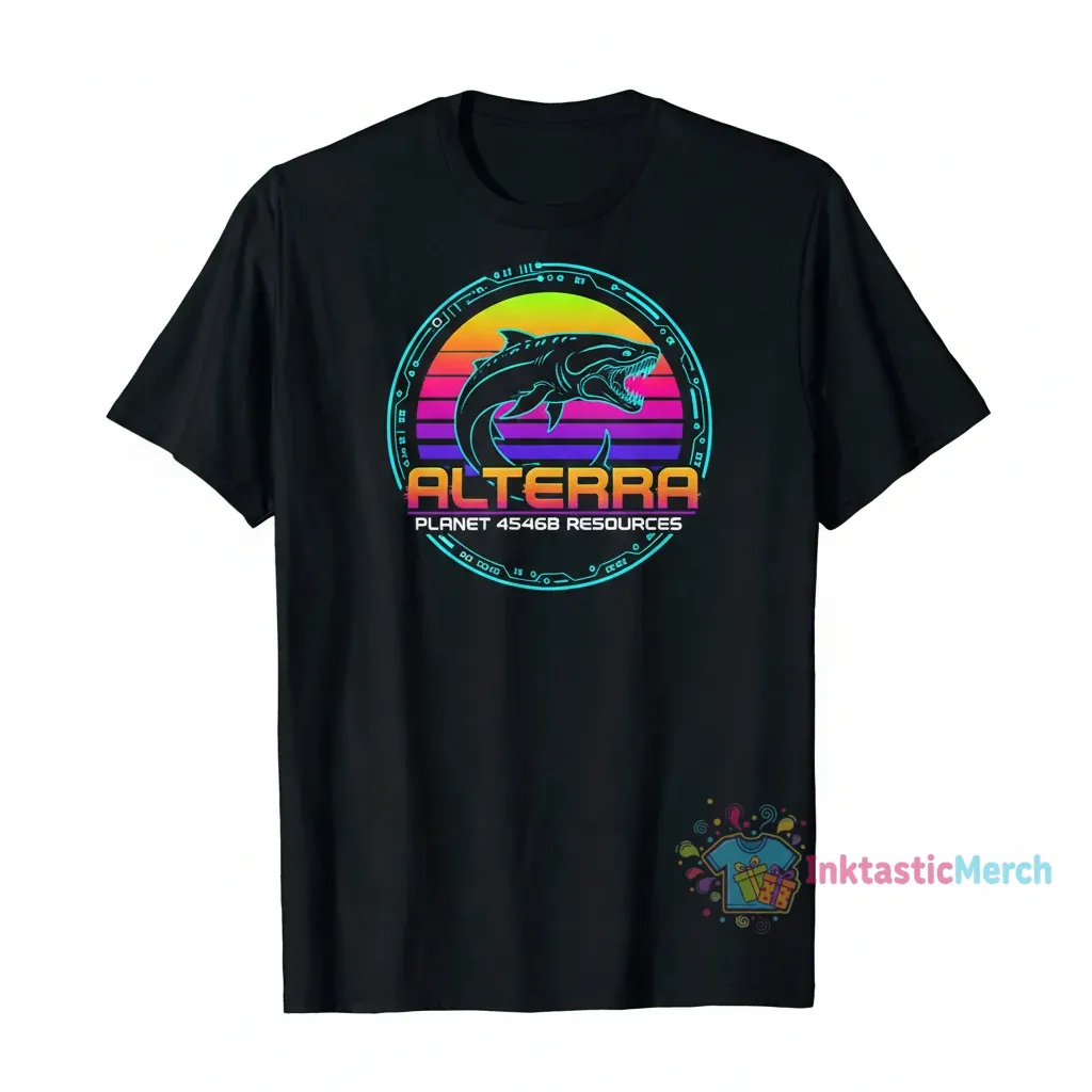 Alterra Subnautica Heavyweight Tee - Black, Size S 1 Alterra Subnautica Heavyweight Tee - Black, Size S