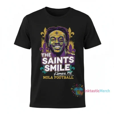 Alvin Kamara New Orleans Signature Smile Tee