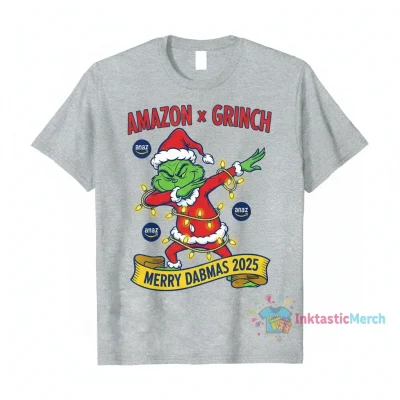 Amazon x Grinch Dabbing Christmas 2025 T-Shirt