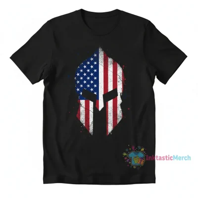 American Spartan Flag Tee
