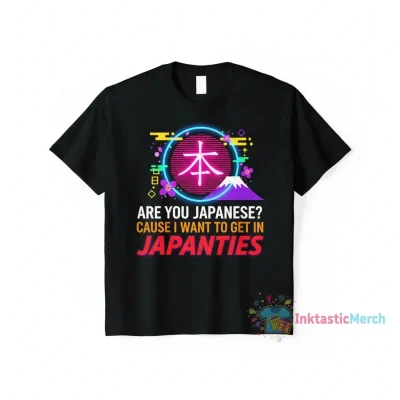 Japanese Style "Japanties" Graphic Tee - Bold Expression