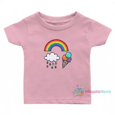 Asdf movie rainbow Items! Baby T-shirts 6M Pink