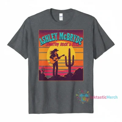 Ashley McBryde Shirt - Ashley McBryde TShirt Men's Heavyweight T-shirt M Sport grey