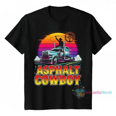 Asphalt Cowboy Trucker Tee