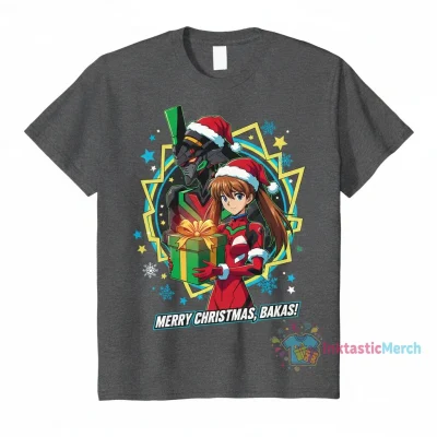 Asuka Langley Soryu Santa Christmas T-Shirt