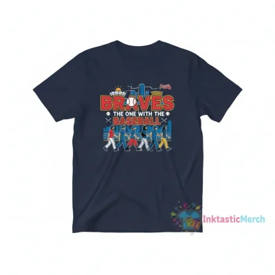 Atlanta Braves Friends TV Show T-Shirt | Fan Apparel