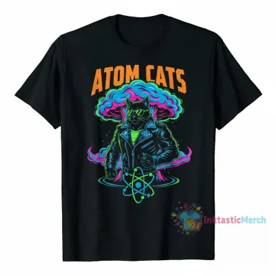 ATOM CATS T-Shirts Men's Heavyweight T-shirt