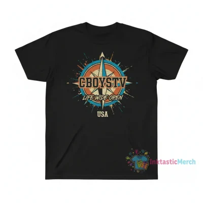 CBOYSTV Life Wide Open Ornament T-Shirt