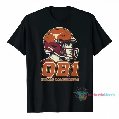 Quinn Ewers QB1 Texas Longhorns Tee
