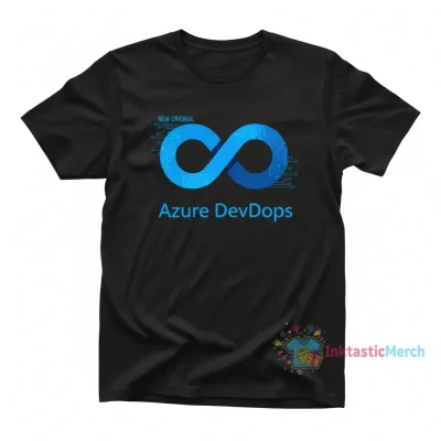 Azure DevOps T-Shirt: Black, Size S
