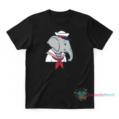 Babar the elephant sailor T-Shirts Men's Heavyweight T-shirt