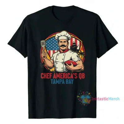 Baker Mayfield 'America's QB' Tampa Bay Buccaneers Chef Edition T-Shirt