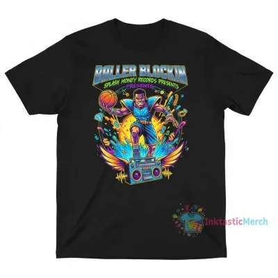 Baller Blockin' Splash Money Records Youth Heavyweight T-Shirt - Black XL
