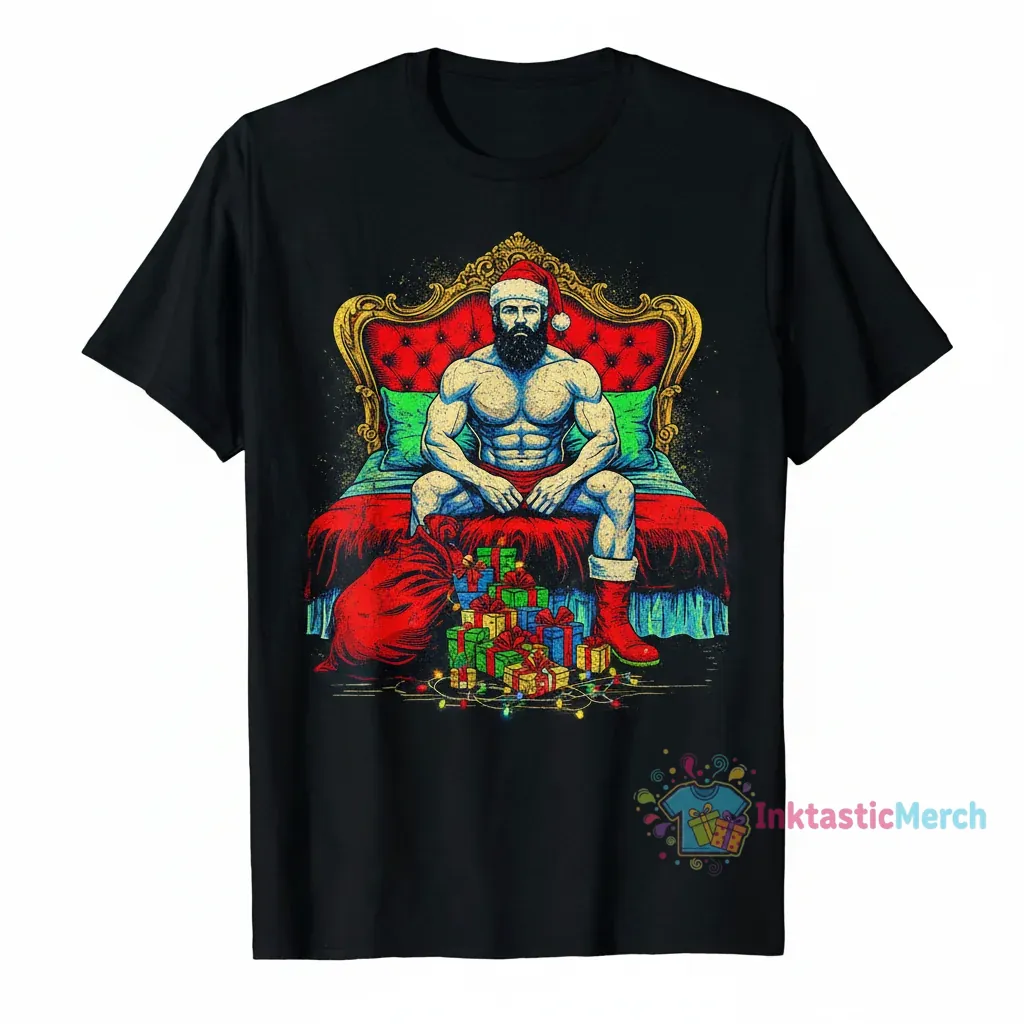 Barry Wood on Bed Tee 1 Barry Wood on Bed Tee