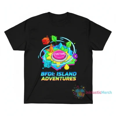 Battle For Dream Island BFDI Men's Heavyweight Tee - Black, Size S