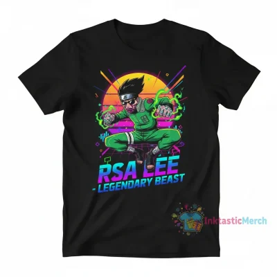 Beast Rsa x Rock Lee Naruto Anime Manga Shirt