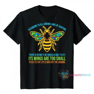Bee Movie Script Tee: Heavyweight Black Comfort