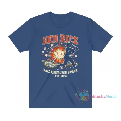 Ben Rice Bronx Bombers NYC Yankees Tee