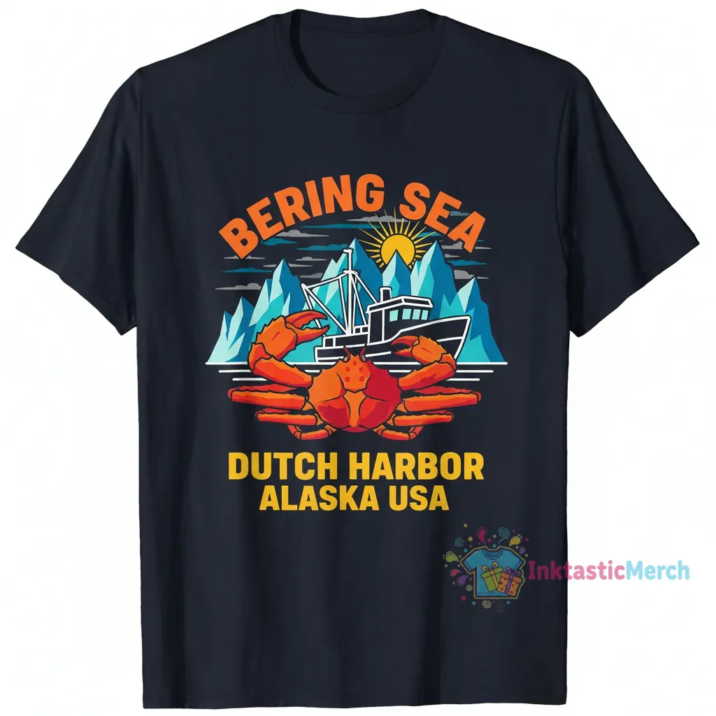 Bering Sea Dutch Harbor Alaska USA T-Shirt 1 Bering Sea Dutch Harbor Alaska USA T-Shirt