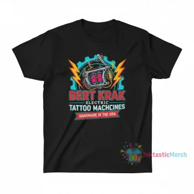 Bert Krak Electric Tattoo Machines USA Handmade Tee