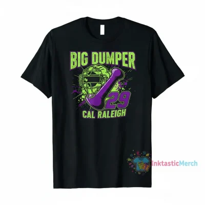 Cal Raleigh 'Big Dumper' Butt Plug 29 Baseball T-Shirt - Premium Fan Gear