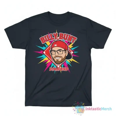Billy Bunt Diamond Big Head T-Shirt - Unique Graphic Tee for Men & Women