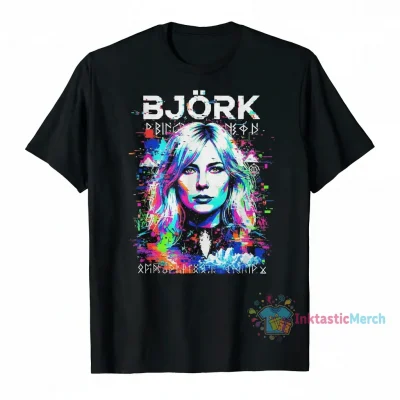 Bjork T-shirt, Bjork T-shirt Men's Heavyweight T-shirt