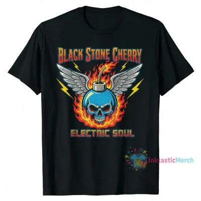 Black Stone Cherry Men's Heavyweight T-Shirt - Timeless Black