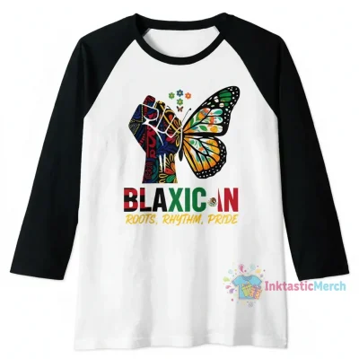 Blaxican Vibes Baseball Tee: Celebrating Heritage