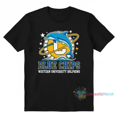 Western University Dolphins - Premium Blue Chips T-Shirt