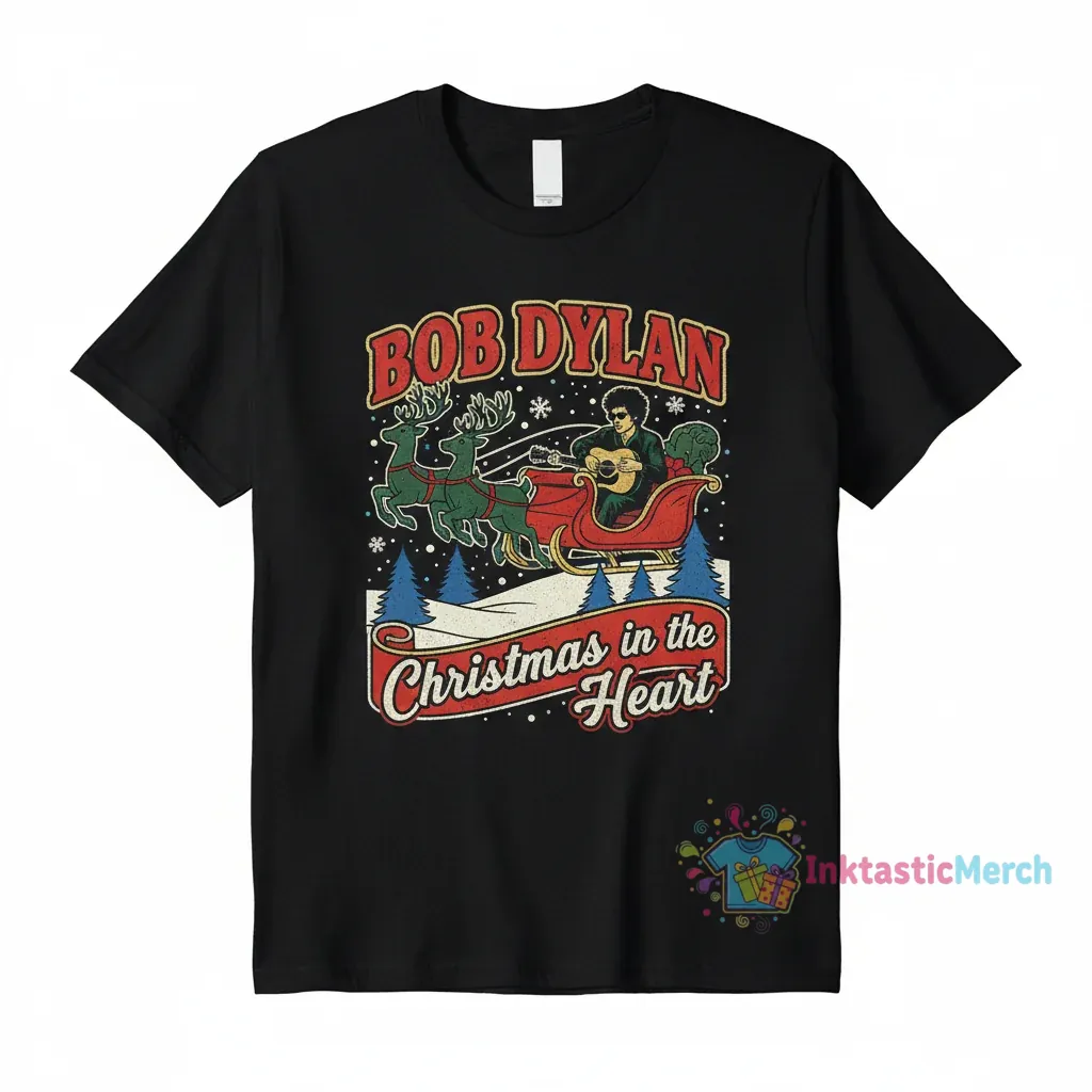Bob Dylan "Christmas In The Heart" Tee 1 Bob Dylan "Christmas In The Heart" Tee